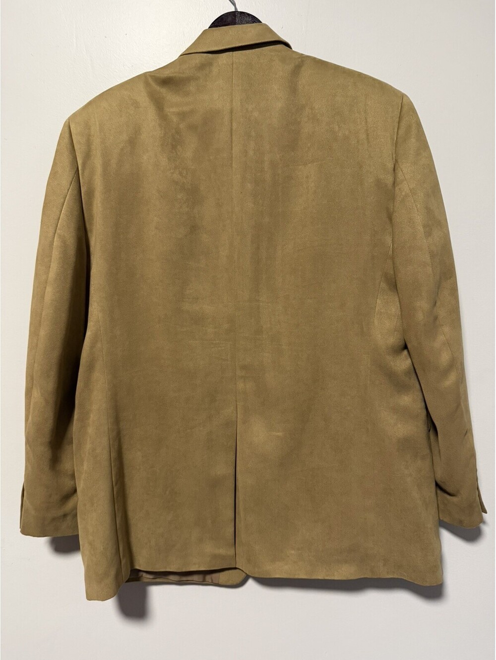Lauren Ralph Lauren Blazer Mens 42R Brown Tan Faux Suede Sport Coat Jacket NWOT - Picture 2 of 8